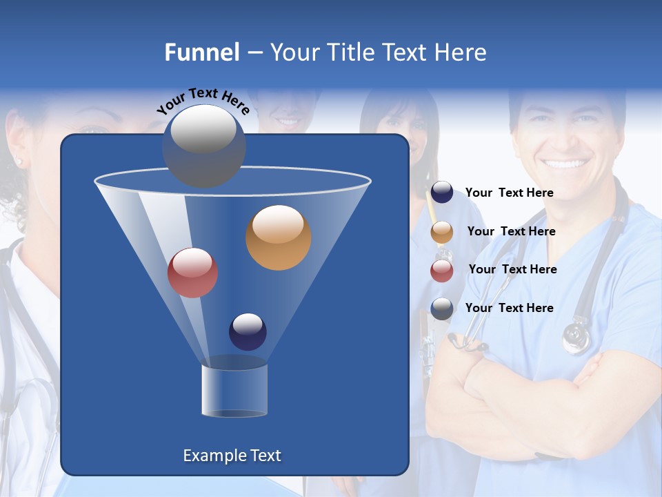 Stethoscope Doctor Clinic PowerPoint Template
