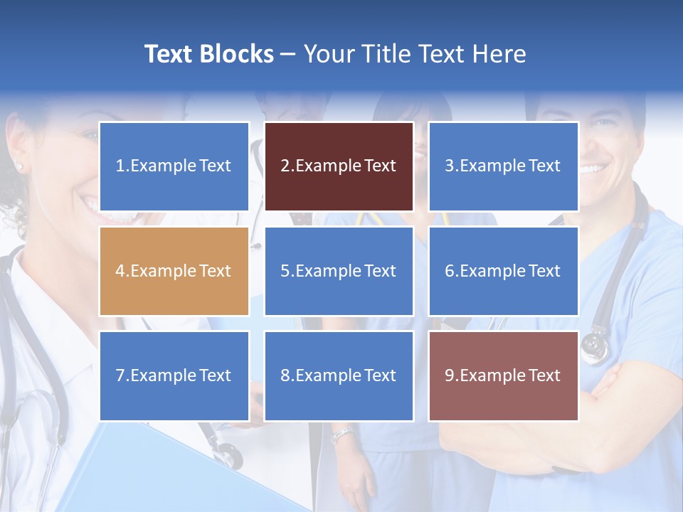 Stethoscope Doctor Clinic PowerPoint Template