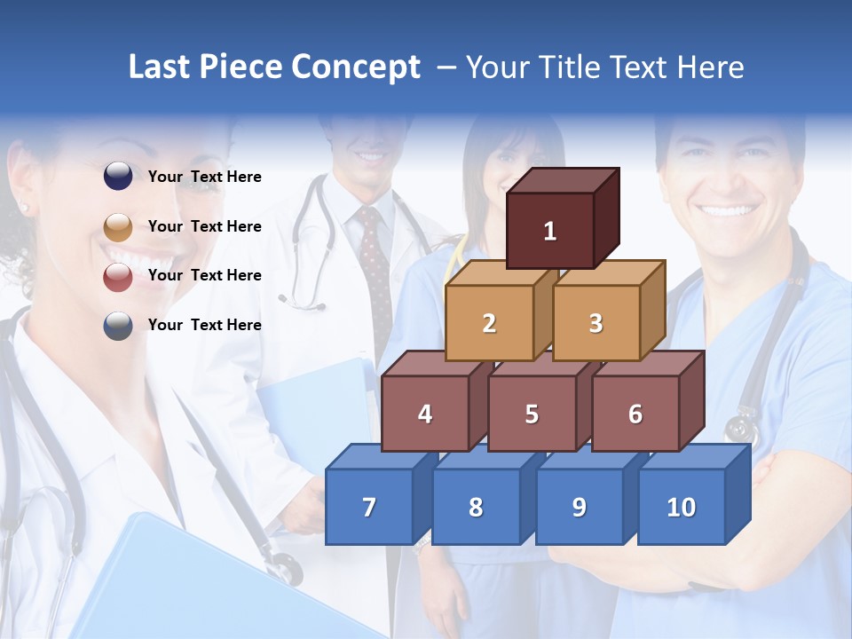 Stethoscope Doctor Clinic PowerPoint Template