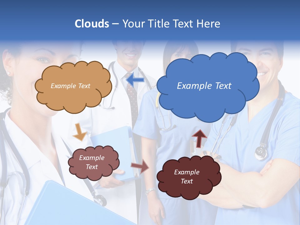 Stethoscope Doctor Clinic PowerPoint Template