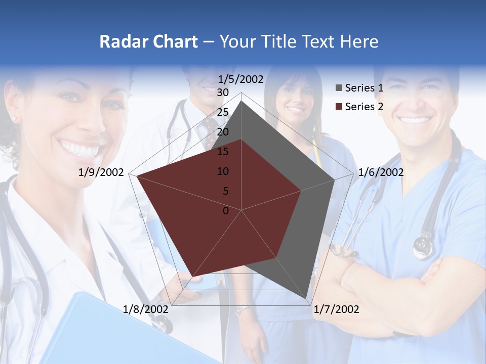 Stethoscope Doctor Clinic PowerPoint Template