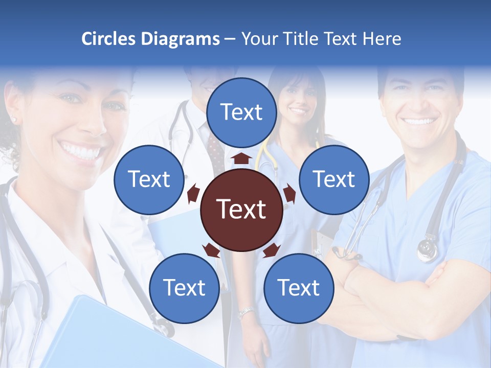 Stethoscope Doctor Clinic PowerPoint Template