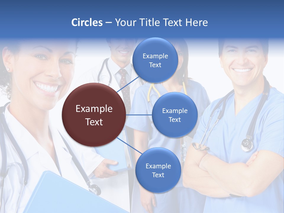 Stethoscope Doctor Clinic PowerPoint Template