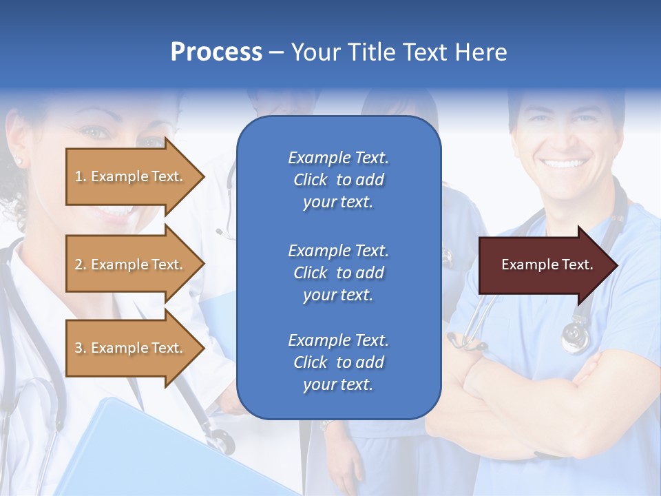 Stethoscope Doctor Clinic PowerPoint Template