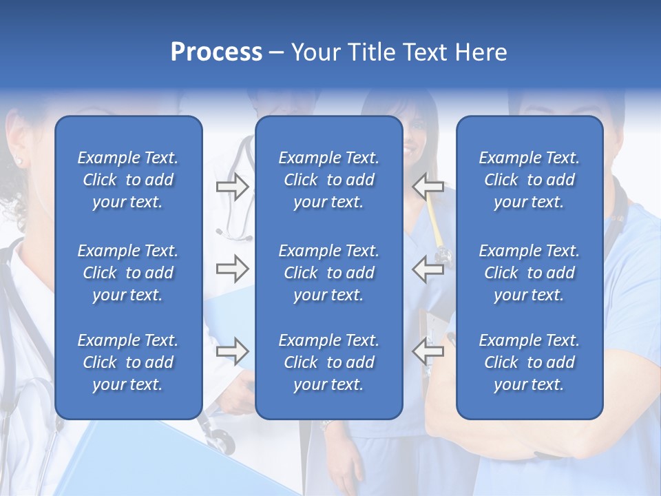 Stethoscope Doctor Clinic PowerPoint Template