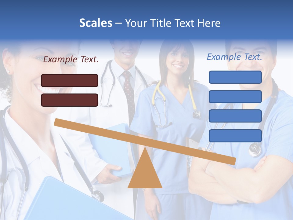Stethoscope Doctor Clinic PowerPoint Template
