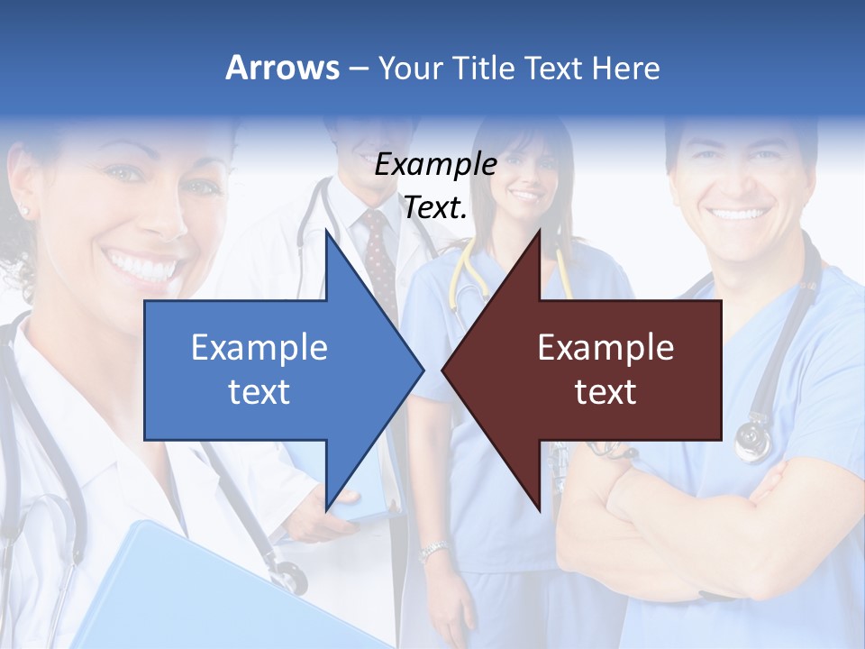 Stethoscope Doctor Clinic PowerPoint Template