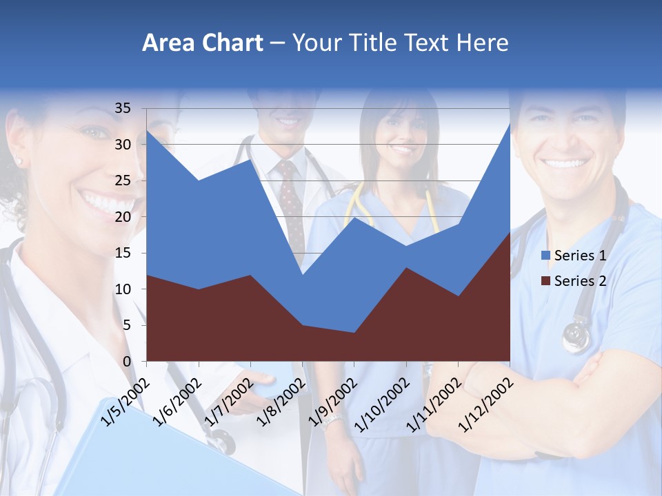 Stethoscope Doctor Clinic PowerPoint Template