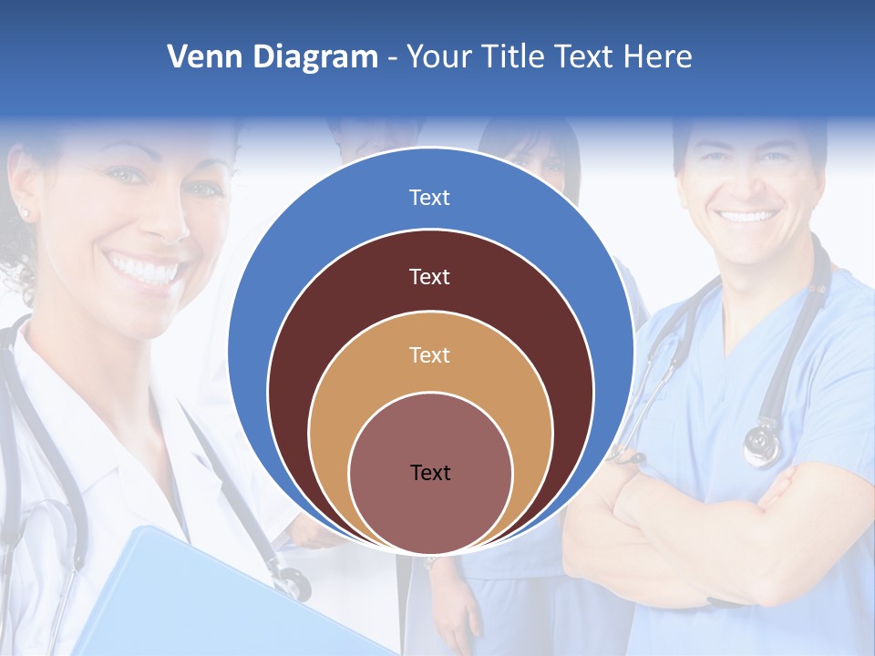 Stethoscope Doctor Clinic PowerPoint Template