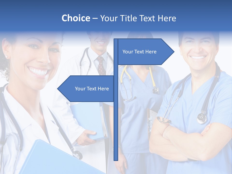 Stethoscope Doctor Clinic PowerPoint Template