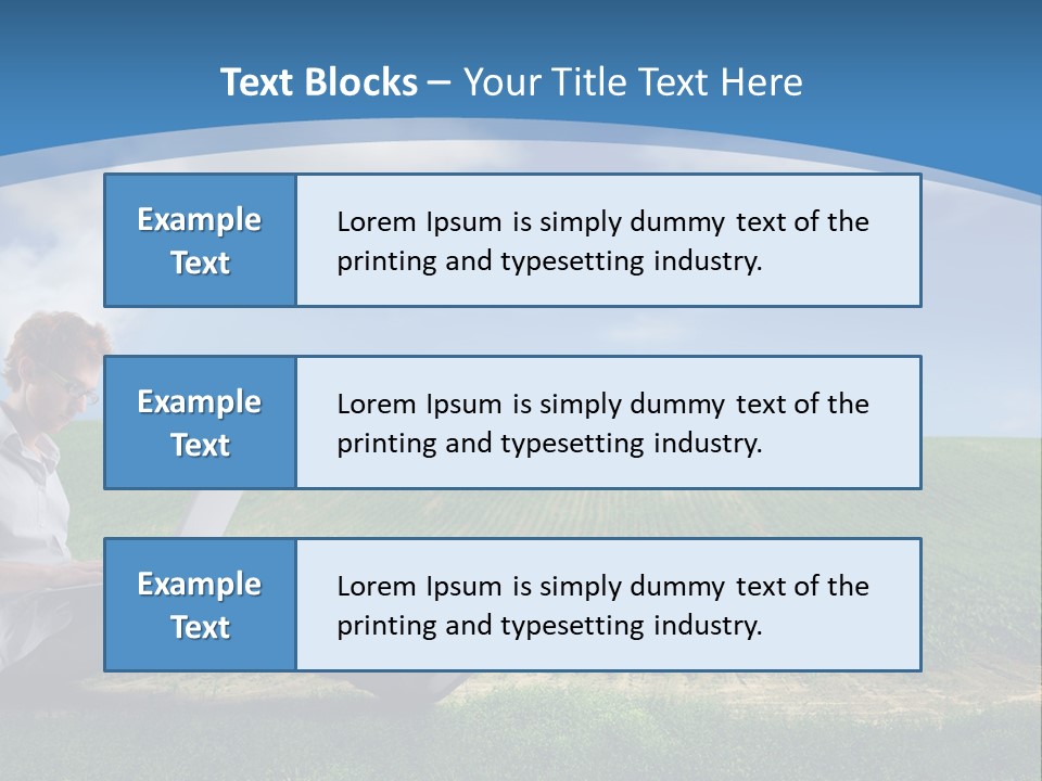 Laptop Write Connectivity PowerPoint Template