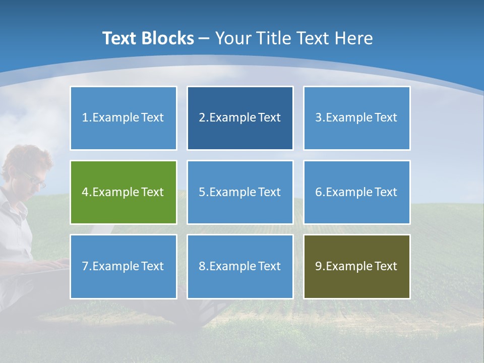 Laptop Write Connectivity PowerPoint Template