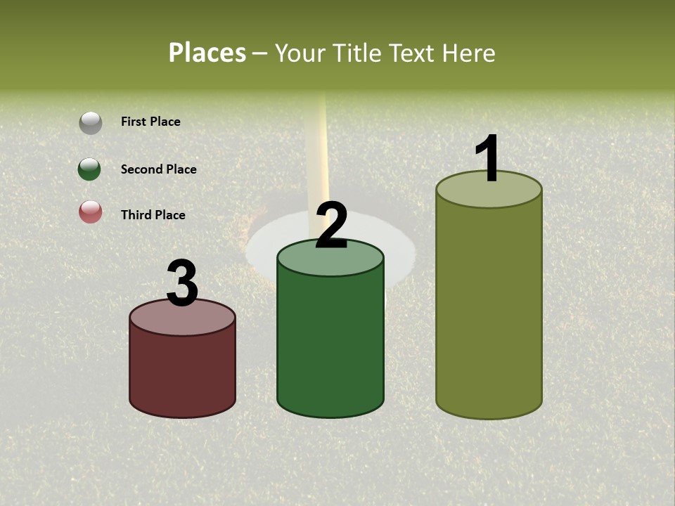 Long Inch Shadow PowerPoint Template