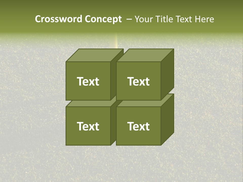 Long Inch Shadow PowerPoint Template