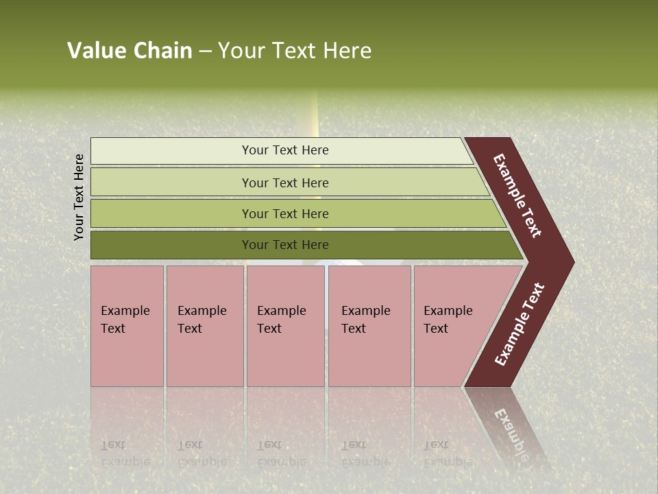 Long Inch Shadow PowerPoint Template