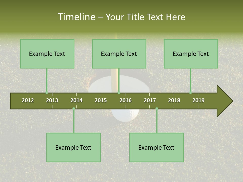 Long Inch Shadow PowerPoint Template