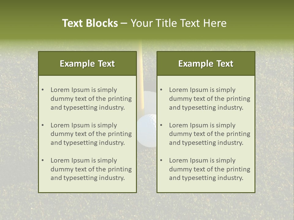 Long Inch Shadow PowerPoint Template