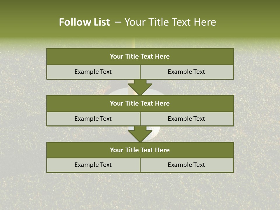 Long Inch Shadow PowerPoint Template