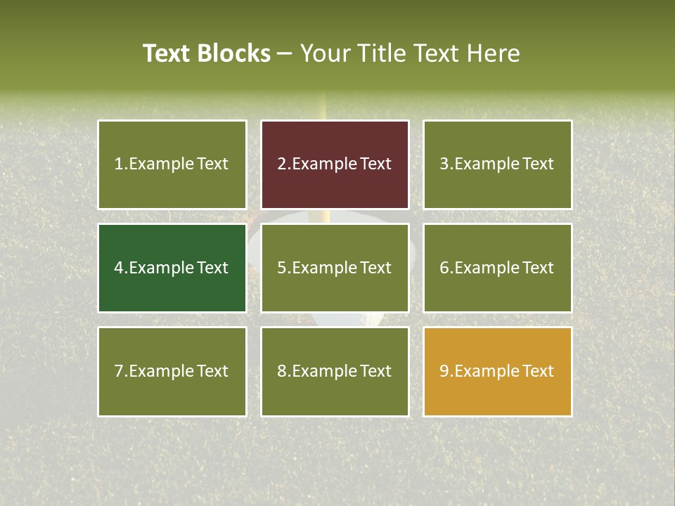Long Inch Shadow PowerPoint Template