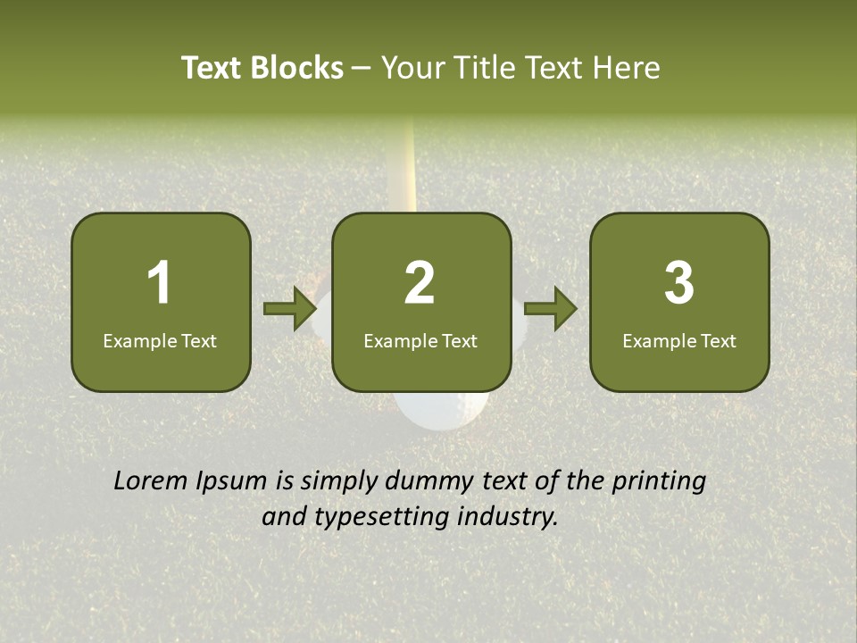 Long Inch Shadow PowerPoint Template