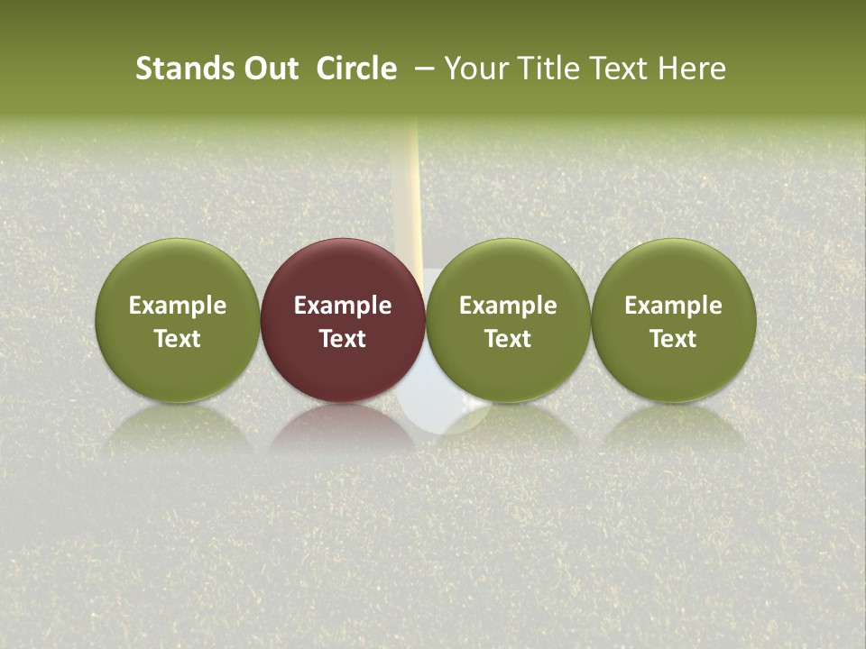 Long Inch Shadow PowerPoint Template