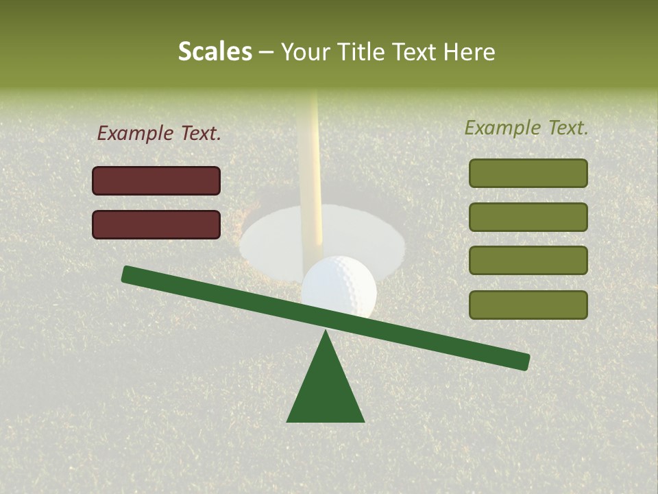 Long Inch Shadow PowerPoint Template
