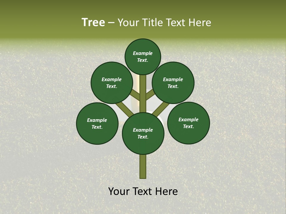 Long Inch Shadow PowerPoint Template