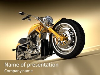 Exhaust Throttle Engines PowerPoint Template