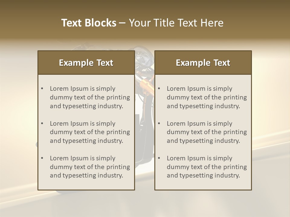Exhaust Throttle Engines PowerPoint Template