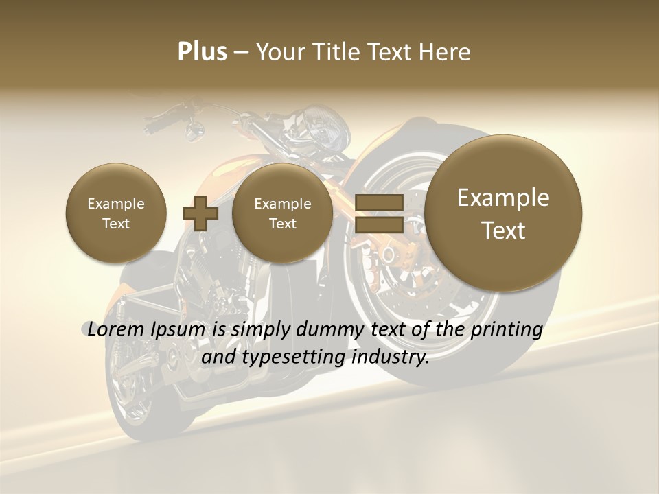 Exhaust Throttle Engines PowerPoint Template