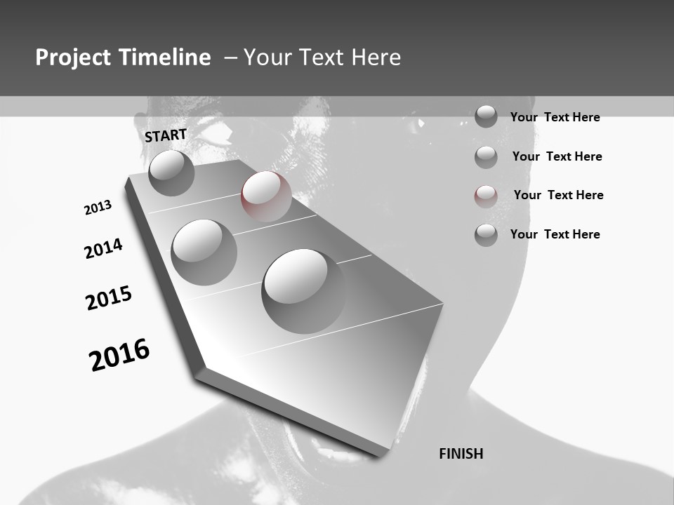 Feminine Paint Woman PowerPoint Template