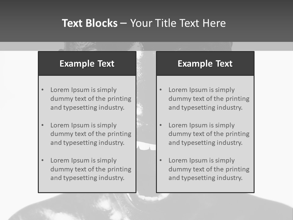Feminine Paint Woman PowerPoint Template
