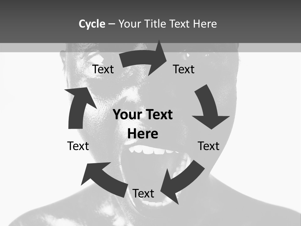 Feminine Paint Woman PowerPoint Template