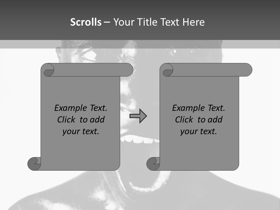 Feminine Paint Woman PowerPoint Template