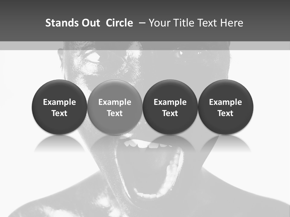 Feminine Paint Woman PowerPoint Template