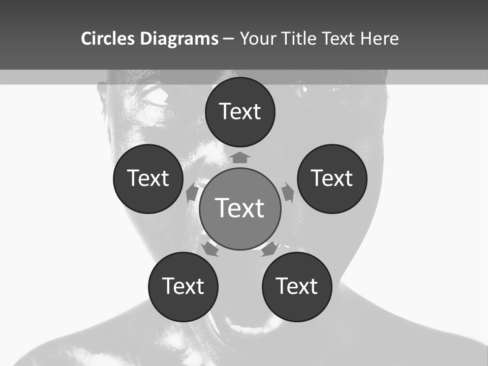 Feminine Paint Woman PowerPoint Template