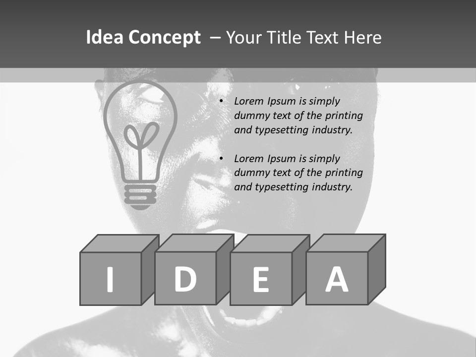 Feminine Paint Woman PowerPoint Template