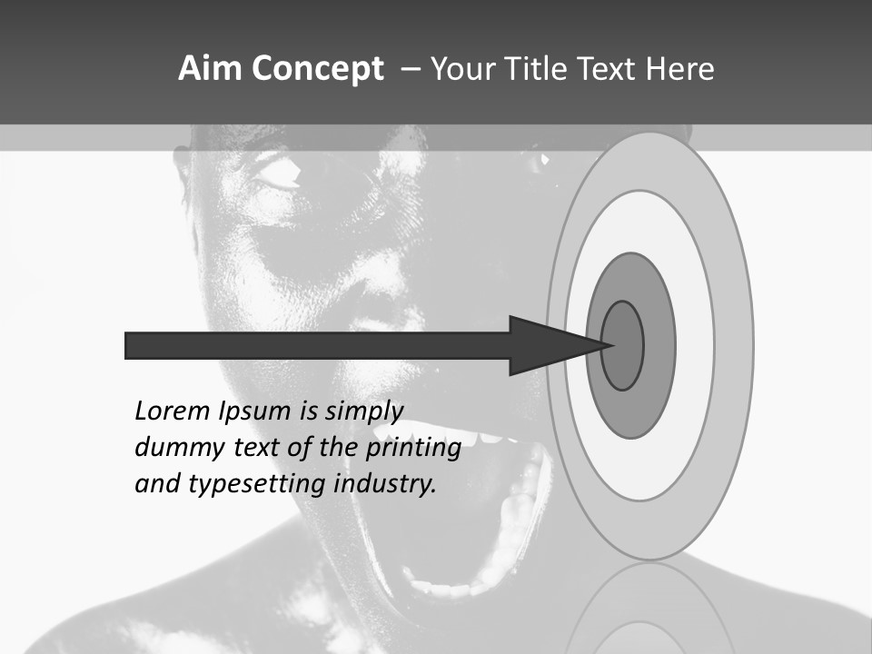 Feminine Paint Woman PowerPoint Template