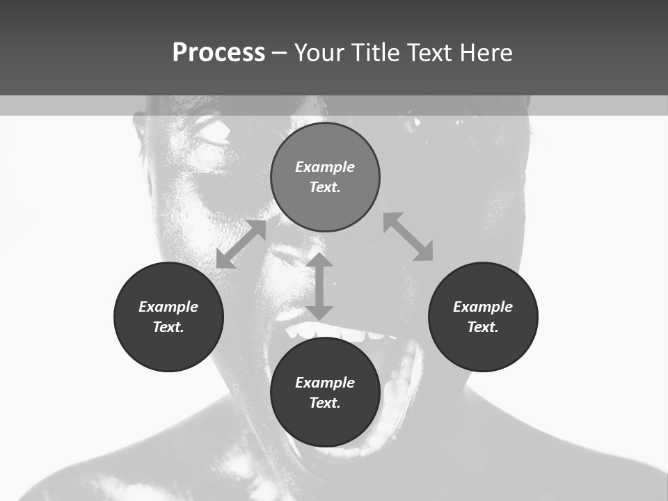 Feminine Paint Woman PowerPoint Template