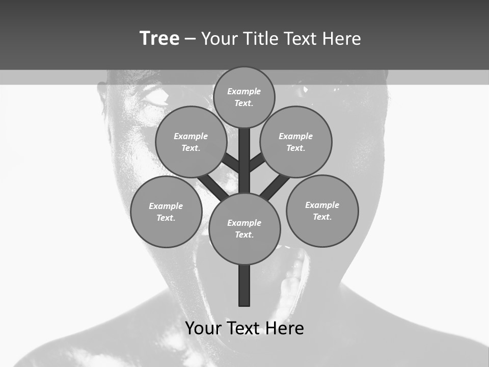 Feminine Paint Woman PowerPoint Template