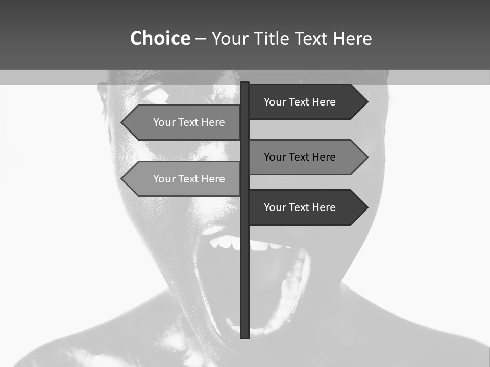 Feminine Paint Woman PowerPoint Template