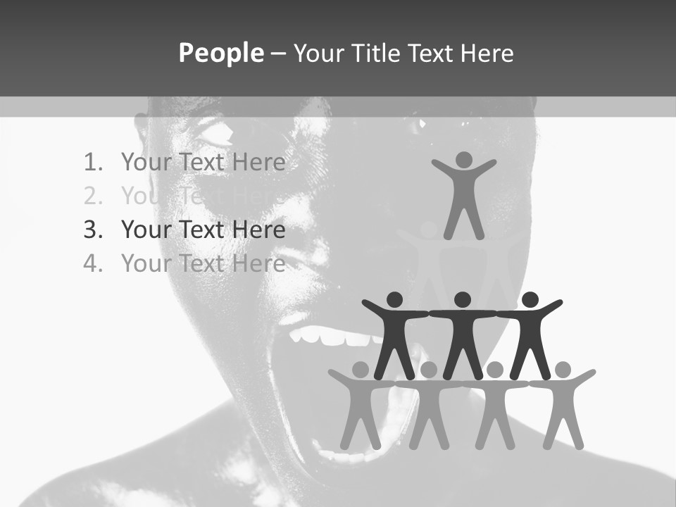 Feminine Paint Woman PowerPoint Template