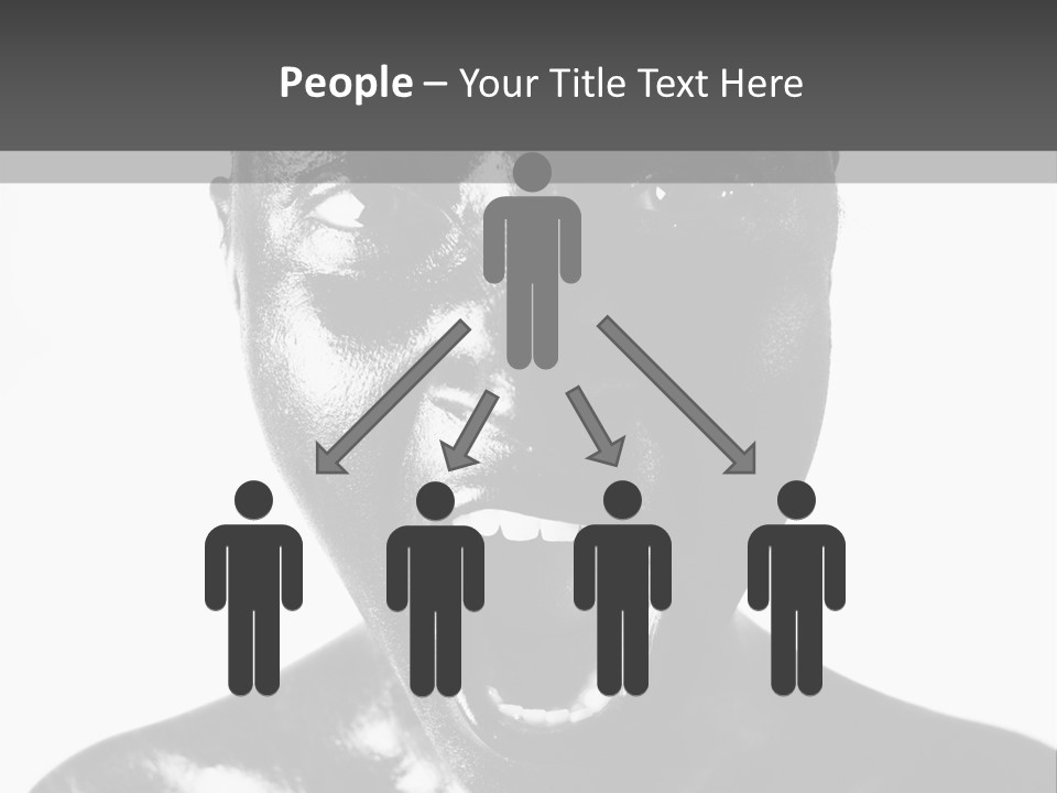 Feminine Paint Woman PowerPoint Template