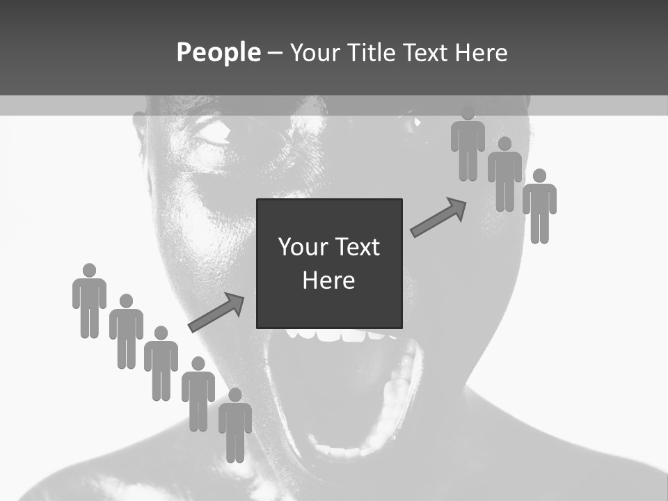 Feminine Paint Woman PowerPoint Template