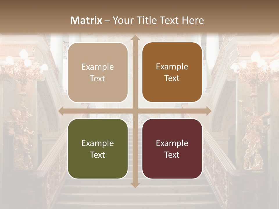 Lighting Theater Column PowerPoint Template