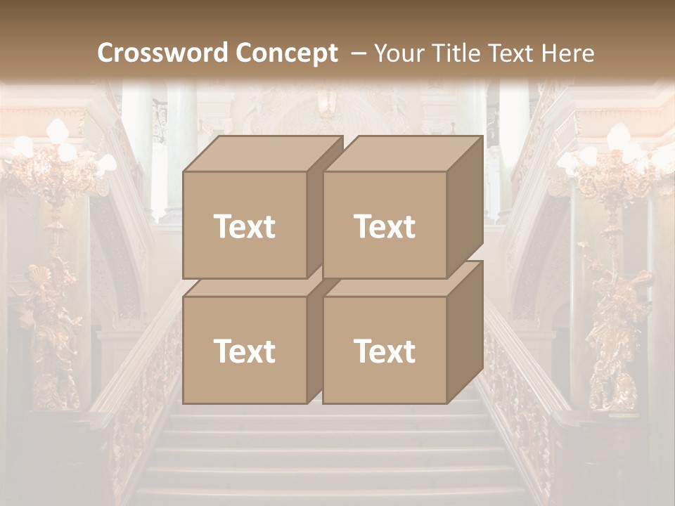 Lighting Theater Column PowerPoint Template