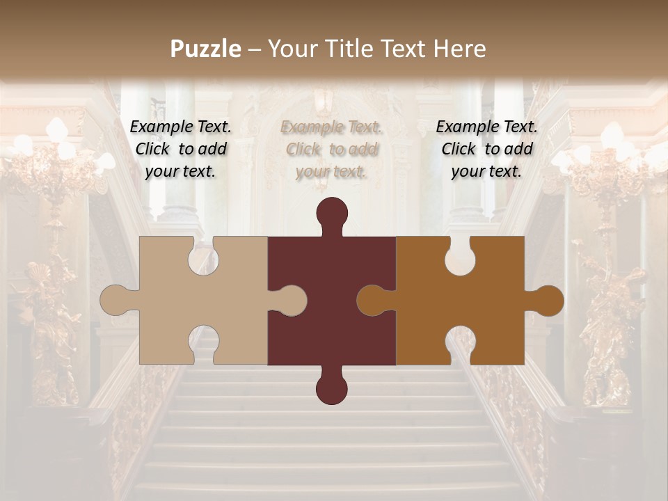 Lighting Theater Column PowerPoint Template