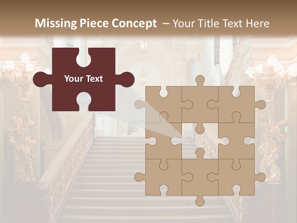 Lighting Theater Column PowerPoint Template