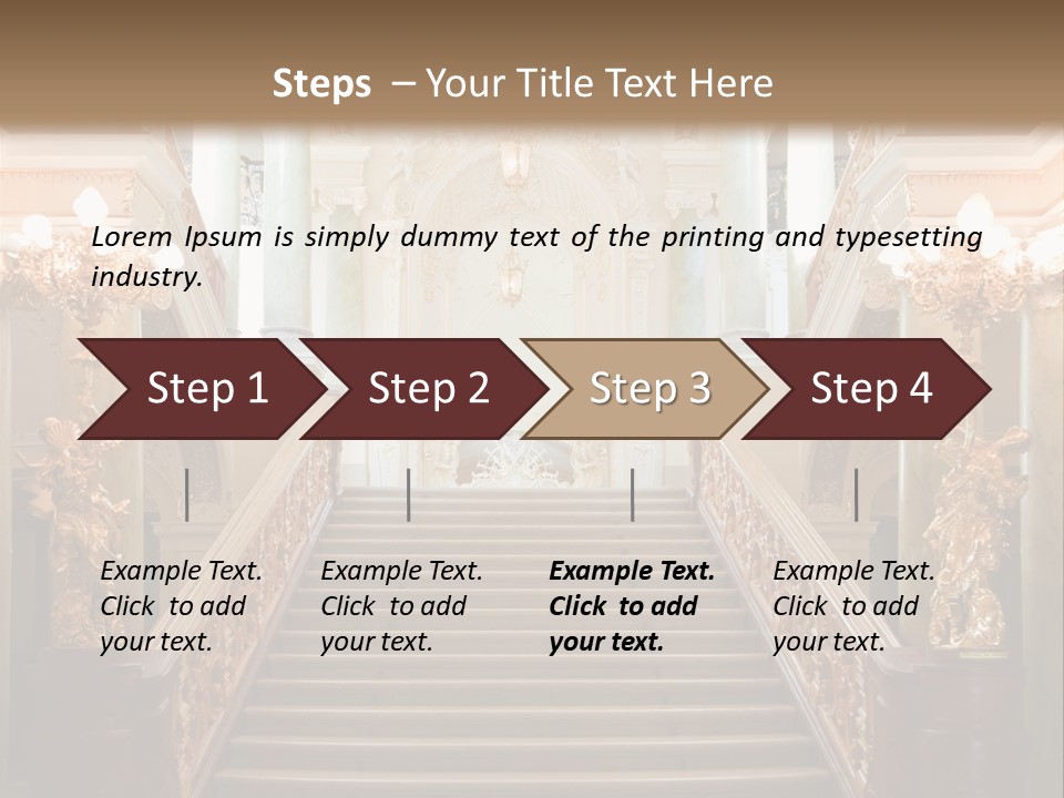 Lighting Theater Column PowerPoint Template