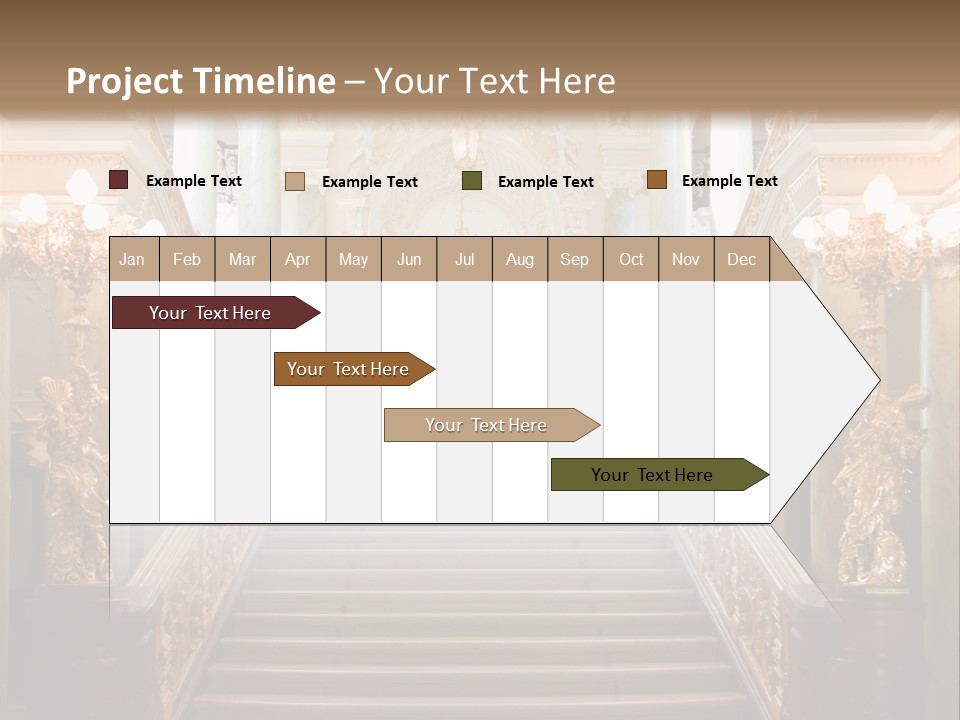 Lighting Theater Column PowerPoint Template